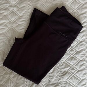 Eddie Bauer Deep Plum Active Leggings